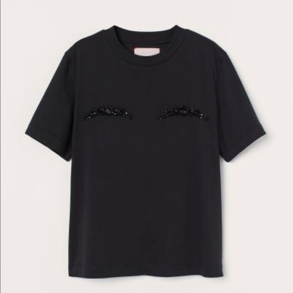 Simone Rocha X HM Appliquéd T-shirt - Picture 2 of 4
